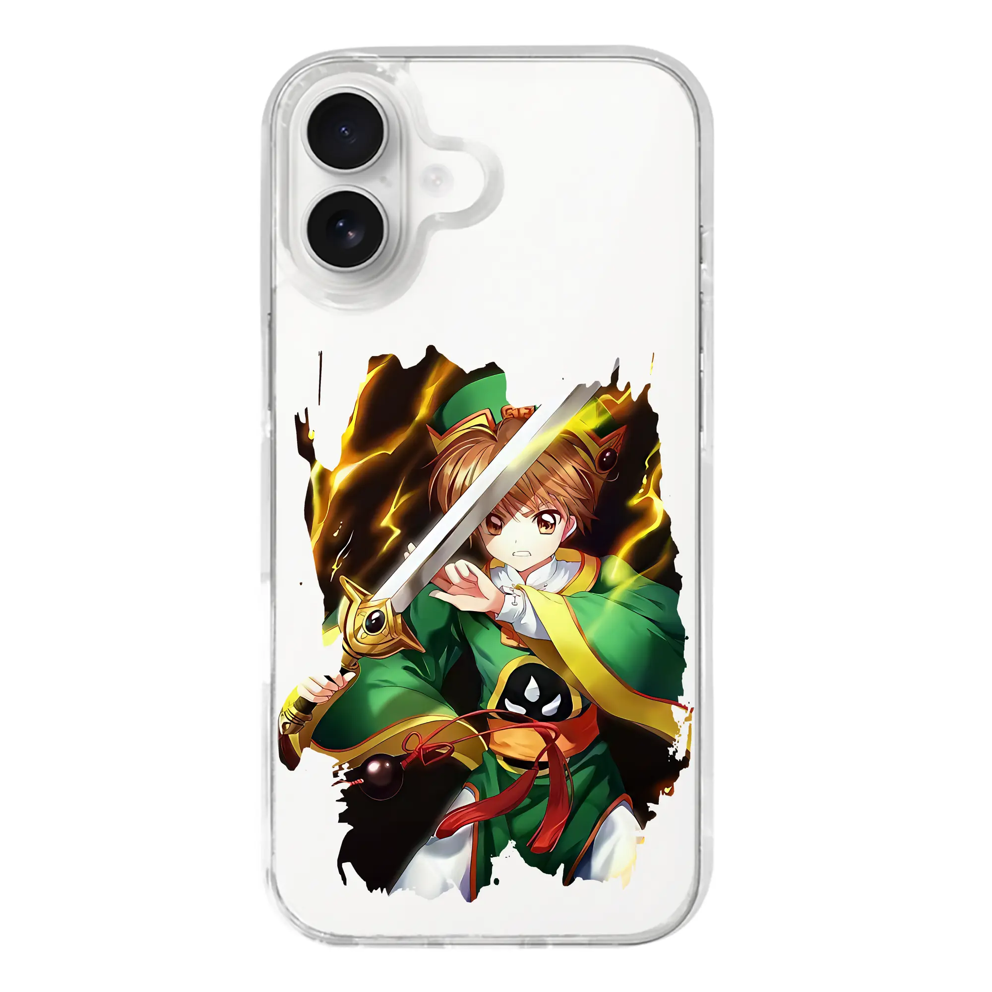 カードキャプターさくら グッズ,李小狼 - iPhone 17シリーズ 透明スマホケース – 薄型・耐衝撃・精密フィット保護カバー